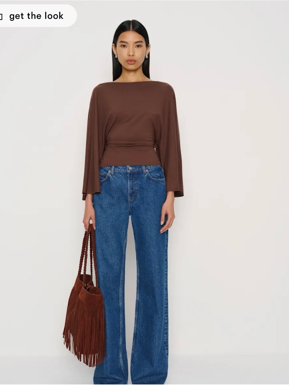 Reformation Avery long sleeve top